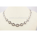 316L Stainless Steel Link Chain Bracelet and Necklace Jewelry Set